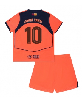 Barcelona Lamine Yamal #10 Maglia Gara Terza Repliche 2025-26 Bambino Maniche Corte